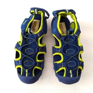 Eastland blue and green sandals kids size 1